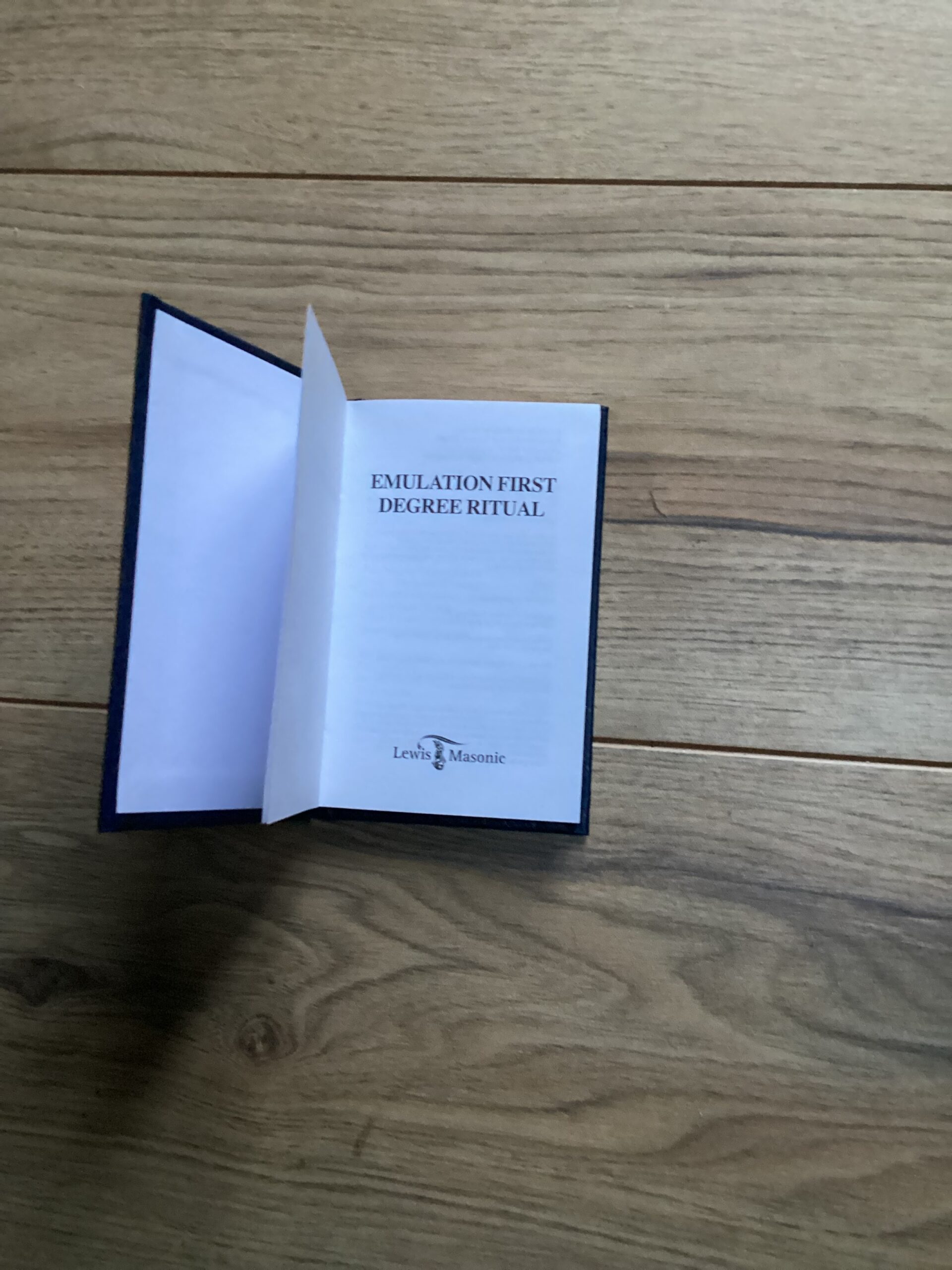 Blue Book 1st Degree – like new!